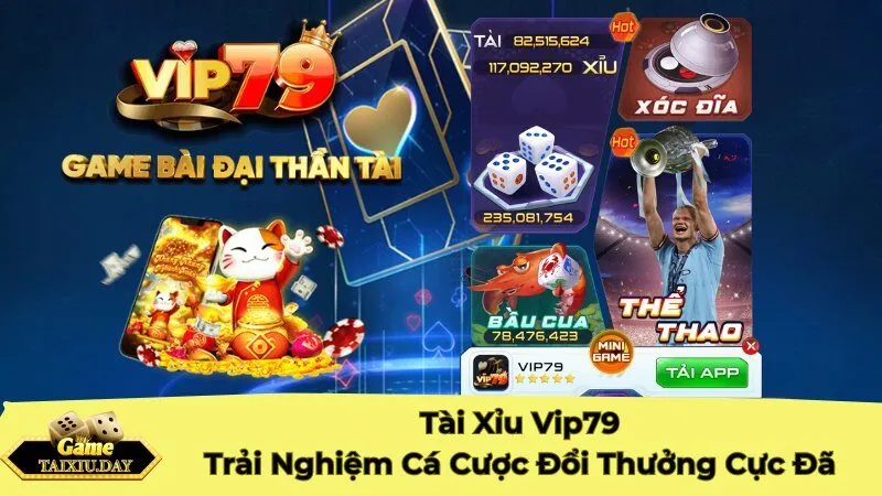 Tài Xỉu Vip79 – Trải Nghiệm Cá Cược Đổi Thưởng Cực Đã