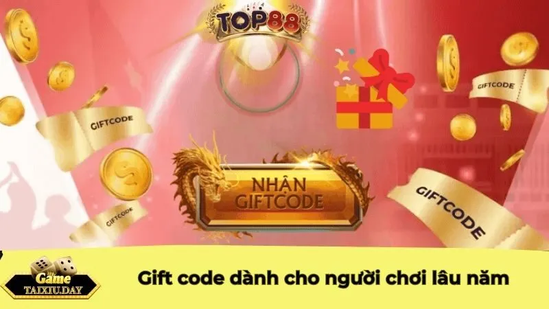 Gift code dành cho người chơi lâu năm